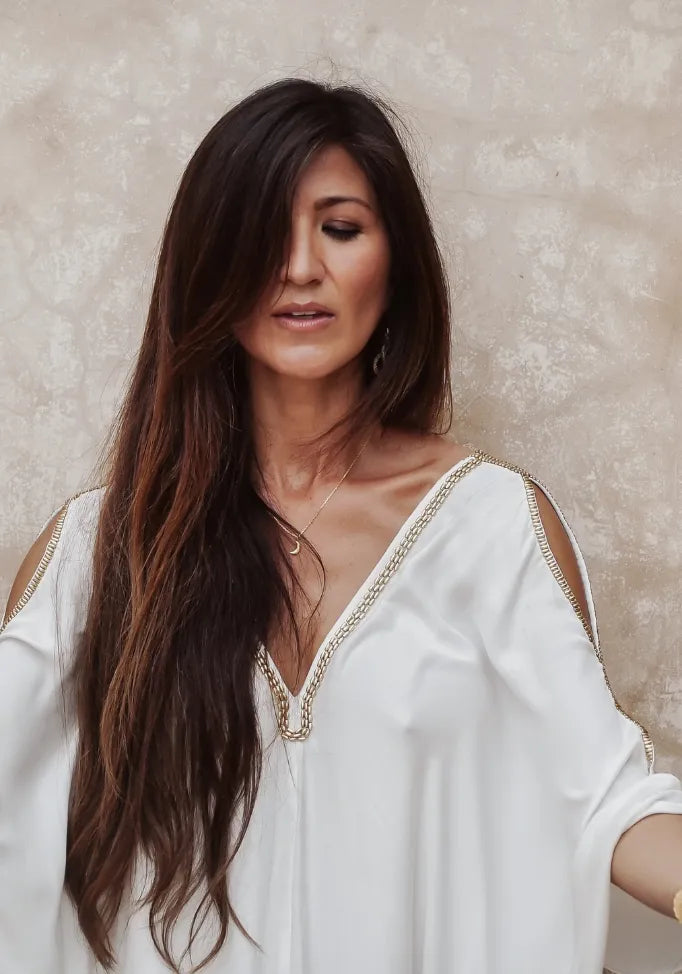 Rayon Silk - Priestess White