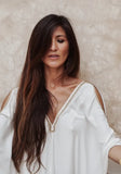 Rayon Silk - Priestess White