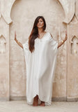 Rayon Silk - Priestess White