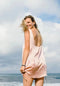 ATOMS OF THE UNIVERSE SLIP DRESS LUXE - MUSK - S