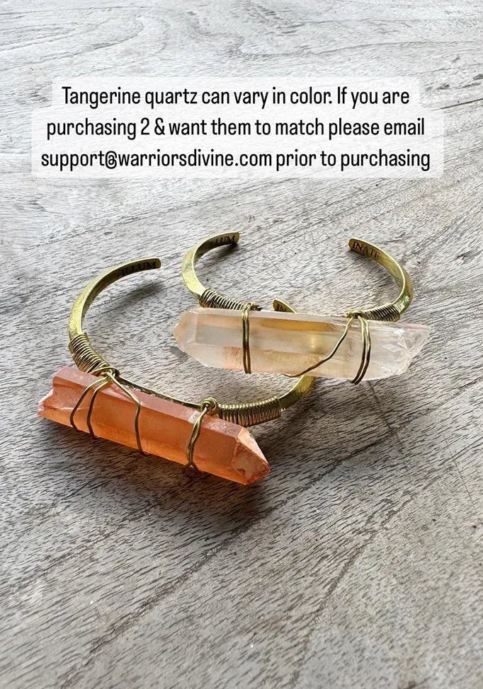 Tangerine Quartz - Raw Edges