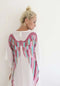 Viscose - White with Choc/Rainbow Wings