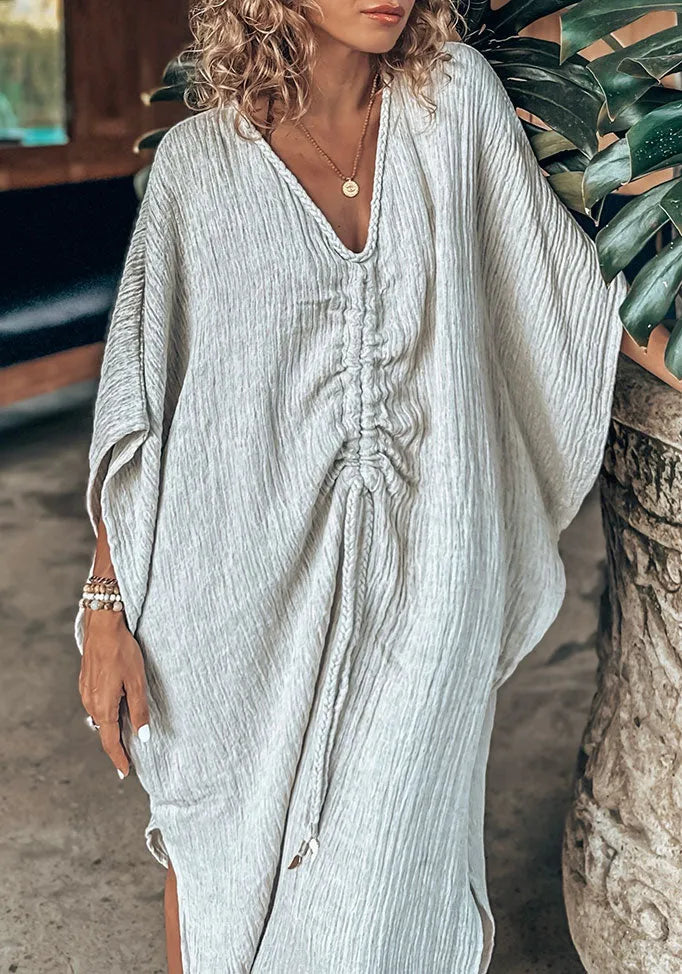 Goddess Kaftan - Natural Linen Blend