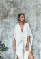 Goddess Kaftan - Natural Linen Blend