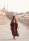 Viscose Satin - Chocolate Plum