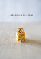 Gold Plated With Citrine Quartz