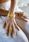 Gold Plated With Ruby Crystal