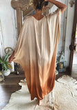 Goddess Kaftan - Ombre - Silk Alternative - Viscose Satin