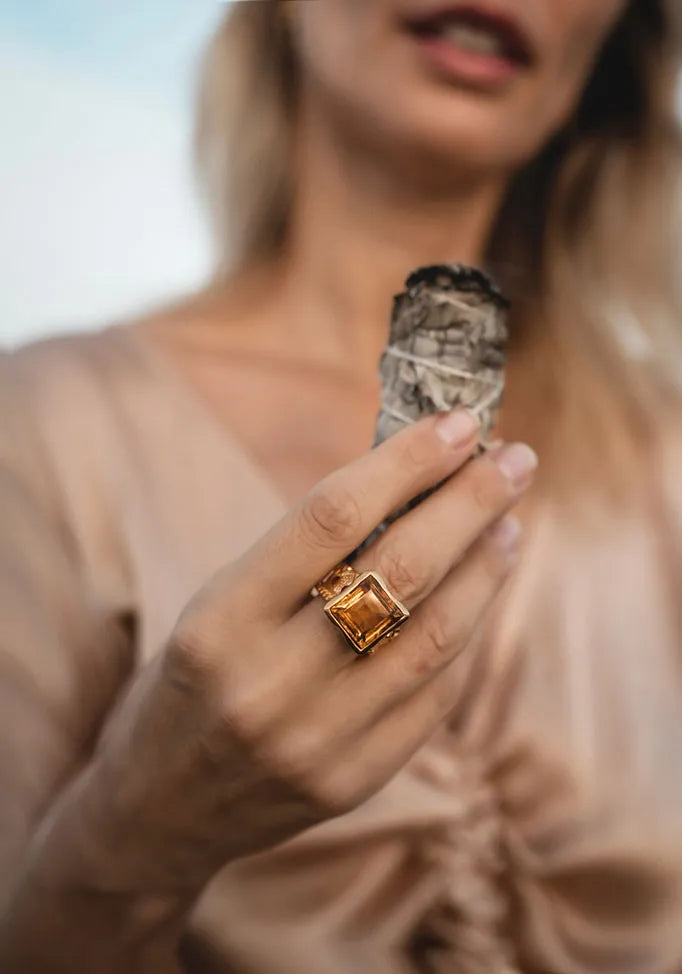 Citrine Royalty Ring