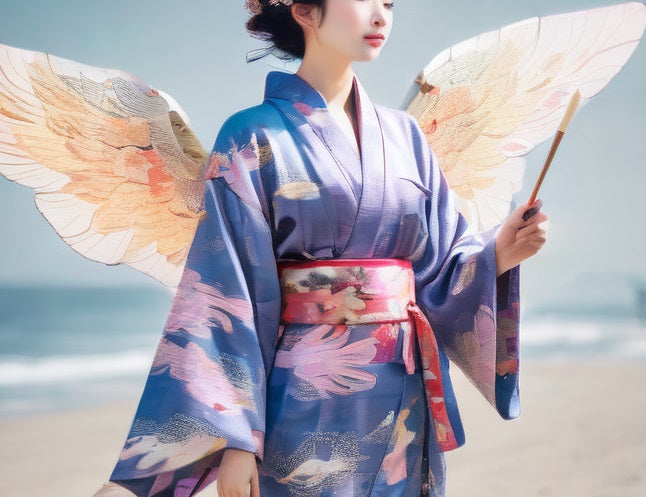Channeling Your Inner Angel: Dressing Up with Angel Wing Kimonos