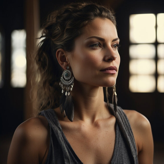 Sacred Adornments: Feather Earrings as Symbols in Spiritual Journeys