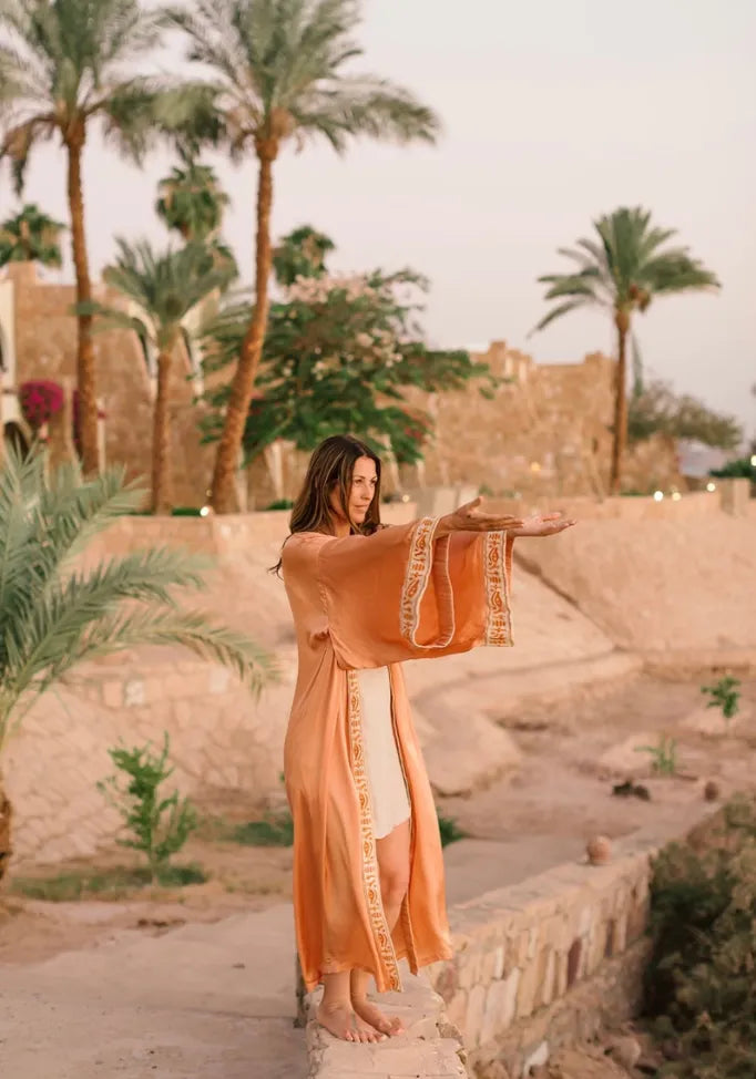 ORANGE SUNSET WITH SUNSET TRIM