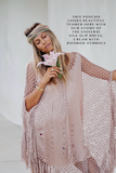 BOHO Beach Poncho  - crochet cotton