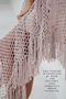 BOHO Beach Poncho  - crochet cotton
