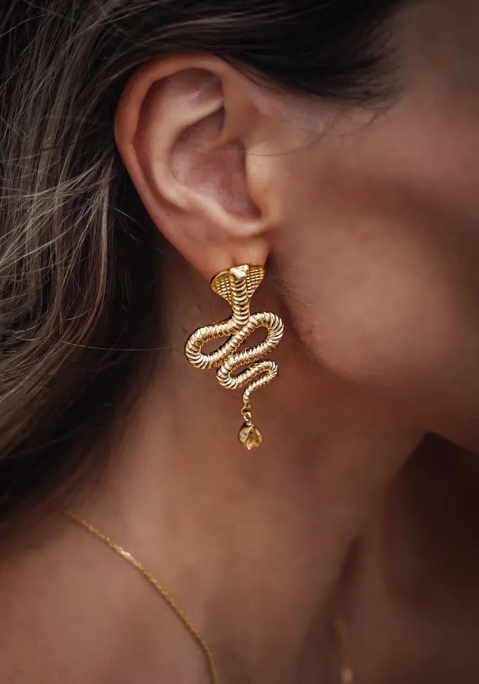SAQQARA COBRA EARRINGS