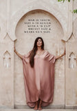 Serpent Temple Kaftan - Rayon Silk Cedarwood / SM