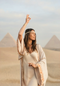EGYPTIAN SAND - VIS SATIN - SUNSET TRIM