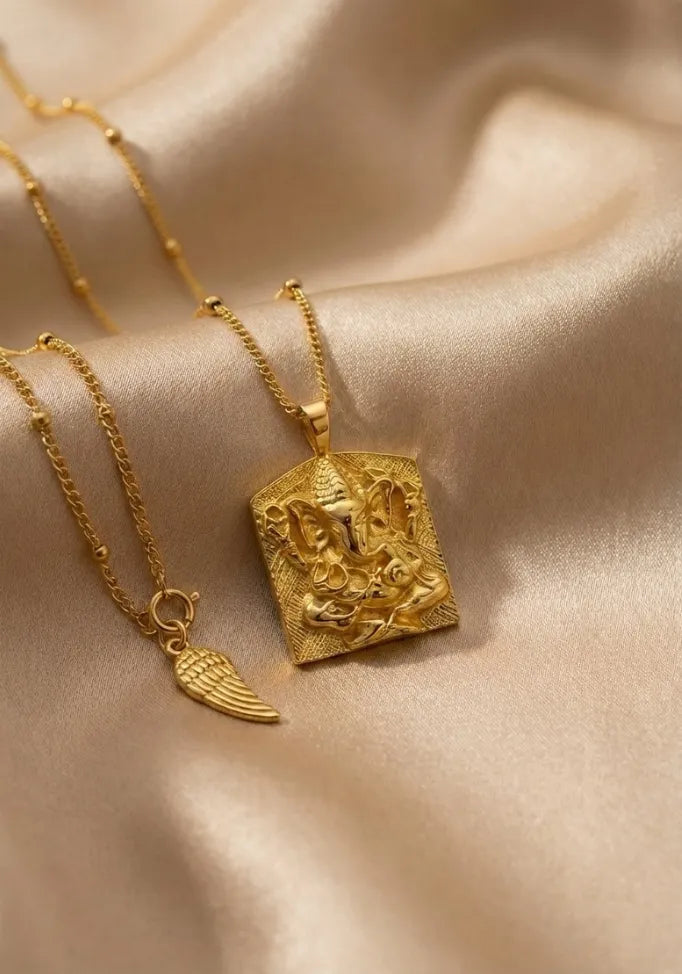 18K GOLD with Ball Chain