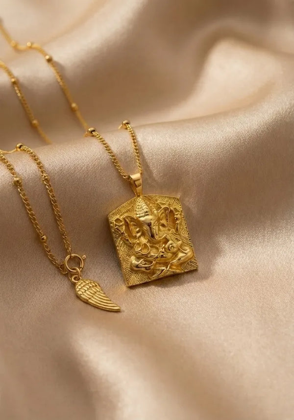 18K GOLD with Ball Chain