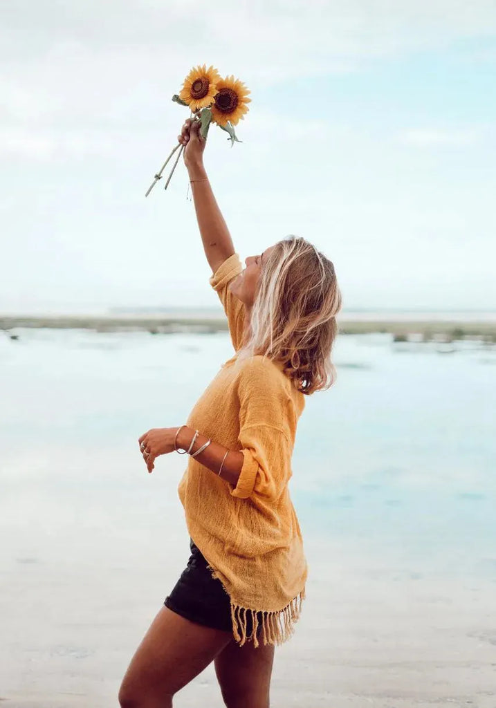 Little Ripper Weekender Top - Marigold - S/M