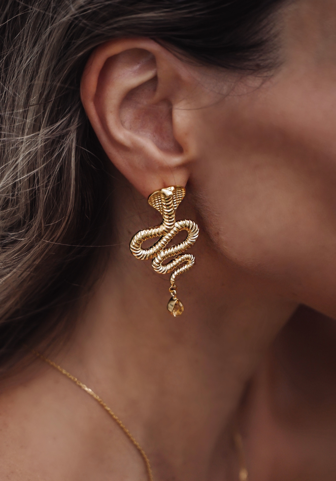 SAQQARA COBRA EARRINGS