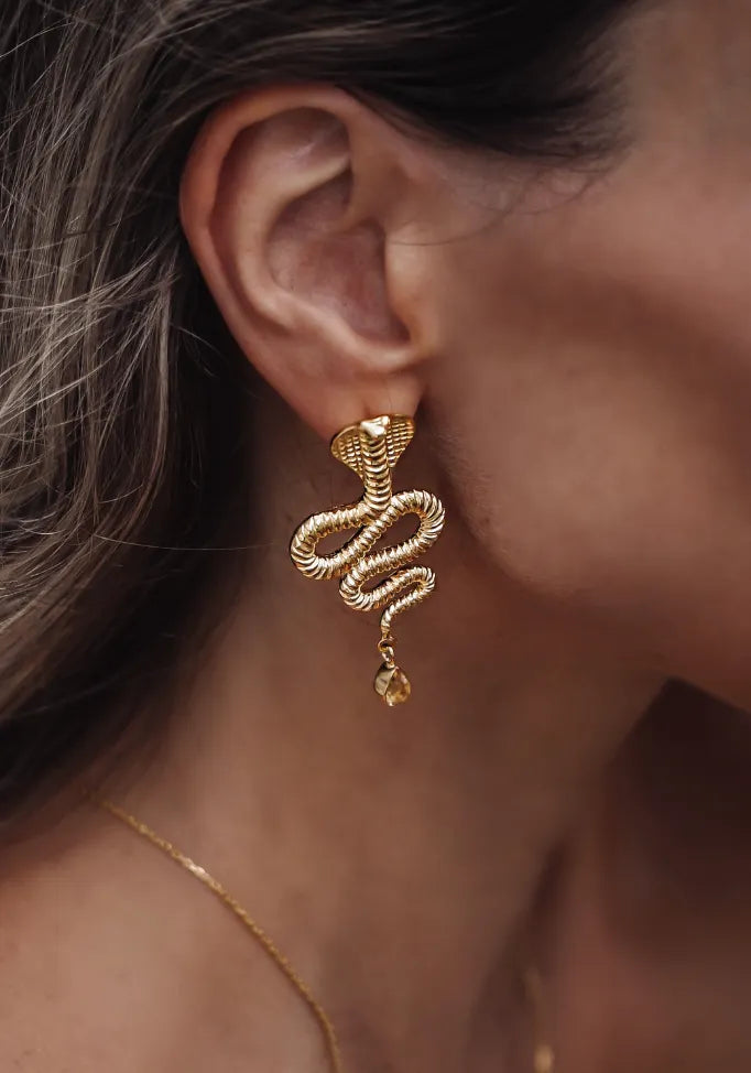 SAQQARA COBRA EARRINGS