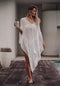 Beach Poncho Ivory - Upgraded Style Ivory S/M