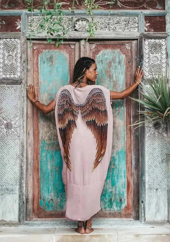 Archangel Gabriel Levitate Kaftan Smokey Lavender S/M