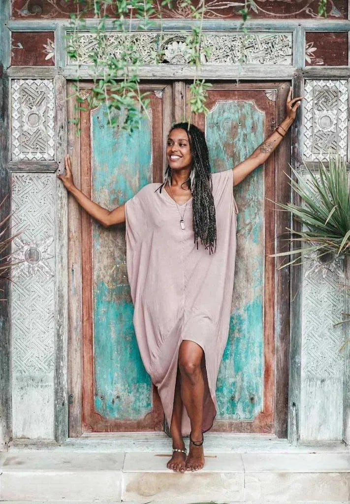 Archangel Gabriel Levitate Kaftan Smokey Lavender S/M