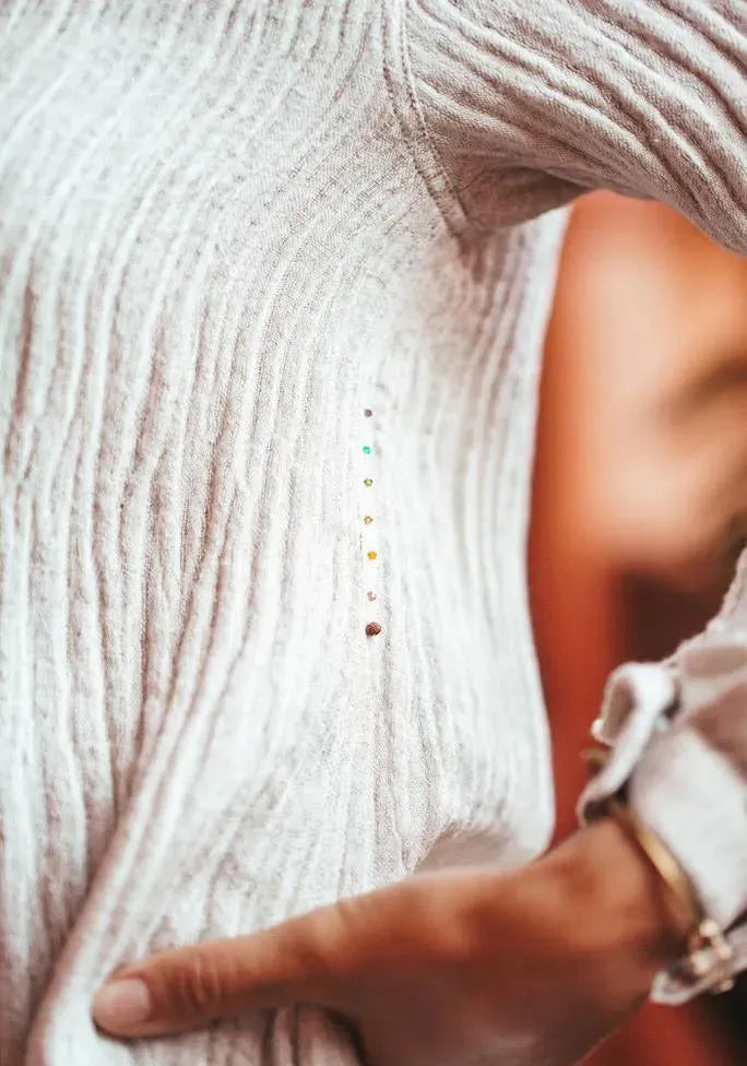 I am Thine Tunic - Linen Rayon - Natural S/M