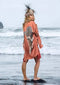 The Classic Angel Wing Kimono Silk - Desert Orange 85cm