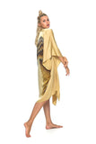 The Classic Angel Wing Kimono  Silk - Golden Goddess 105cm