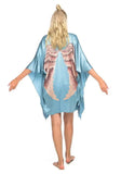 The Classic Angel Wing Kimono Luxe - Ice blue - 85cm