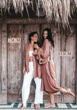 The Classic Angel Wing Kimono Viscose - Clay with Autumn Warrior Wings - 75
