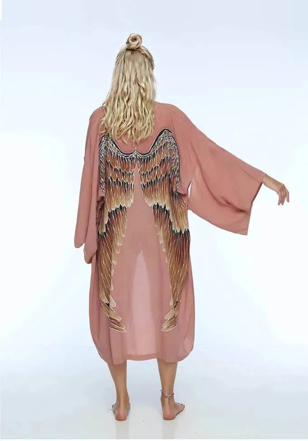 The Classic Angel Wing Kimono Everyday - Musk - 115cm