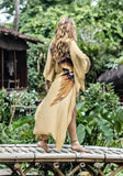 Short-Long Angel Wing Kaftan Viscose - Golden Goddess XSS