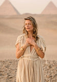 Cleo Reversible Kaftan Natural to Honey Ombre SM