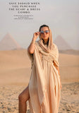 Cleo Reversible Kaftan - Natural to Honey Ombre - S/M