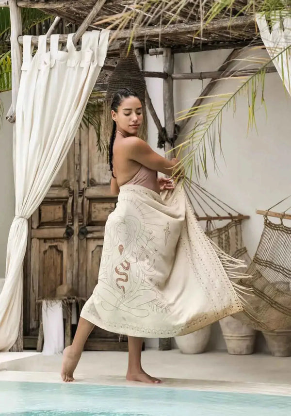 Goddess Sarong - Light Golden
