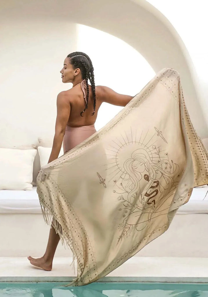 Goddess Sarong - Light Golden