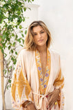 Ode to Bali Sunset Kimono - Orange - 90cm