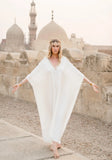 Rayon Silk - Priestess White