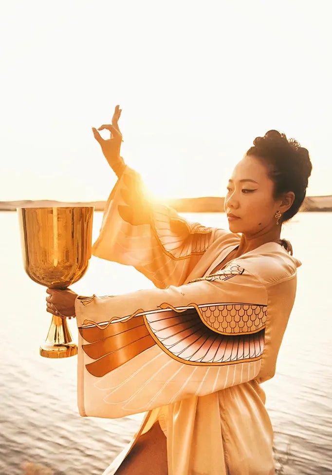 ISET Kimono Luxe - Silk - Golden Goddess S/M