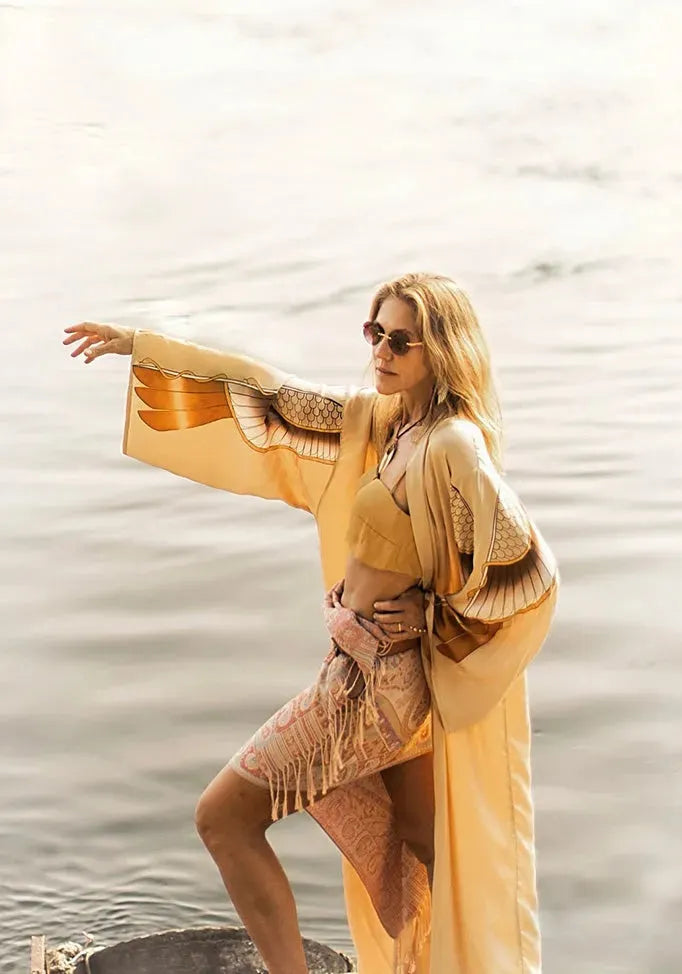 ISET Kimono Luxe - Silk Golden Goddess XSS