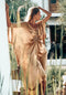 Archangel Gabriel Goddess Kaftan Luxe - Hand-painted On Silk Golden Goddess S/M