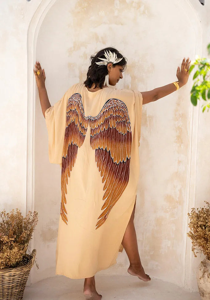 Golden Goddess with Caramel Wings
